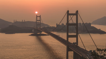 Urban coastal district featuring towers, vessels, promenades, scenic backdrop Feb 21 2026のeditorial素材