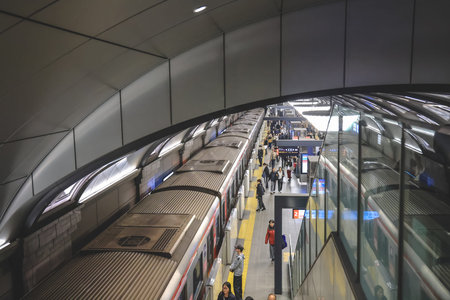Underground transit hub connecting major districts in Osaka Nov 25 2025