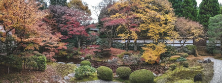 Imperial residence garden within Sennyu ji Temple complex Kyoto Nov 28 2025