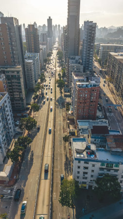 view showing major highway surrounded by dense buildings March 14 2026