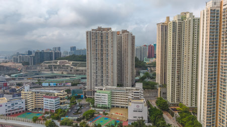 March 27 2026 Transport ramps curve below dense clusters of residential towers