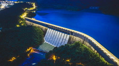 July 18 2026 Hong Kong Night Tai Tam Tuk Reservoir Dam