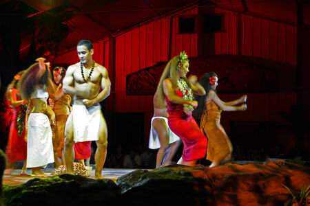 KAUAI, HI - APRIL 30:  Luau Kalamaku 2010のeditorial素材