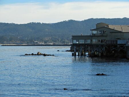 MONTEREY CALIFORNIA - NOVEMBER 14: Exterior View of the Monterey Bay Aquarium 2012のeditorial素材