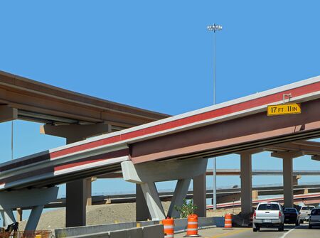 FORT WORTH, TEXAS - OCTOBER 07: Highway Overpasses on Texas State Highway 26 Texas 2013
