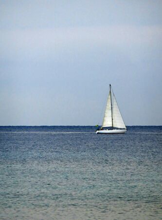A Sailboat On Beautiful Montego Bay Jamaica