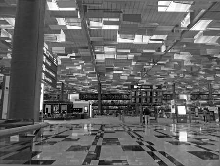 CHANGI SINGAPORE ASIA - NOVEMBER 24: Singapore Changi Airport November 19, 2014