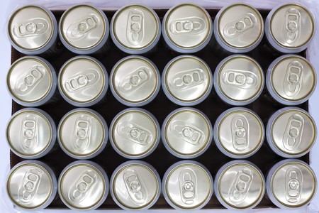  cans background の写真素材