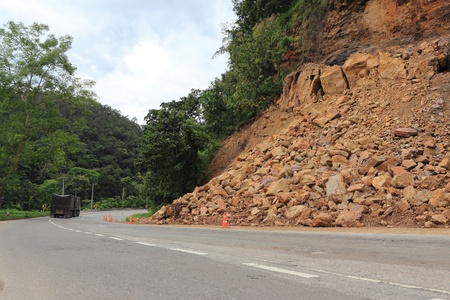 Landslideの写真素材