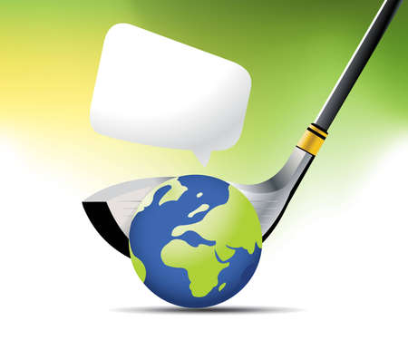 Golf Sport concept illustration .のイラスト素材