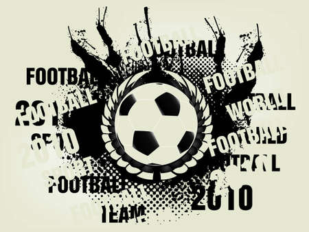 football concept illustration background.のイラスト素材