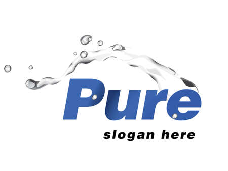  logo design for water physiotherapy companyのイラスト素材