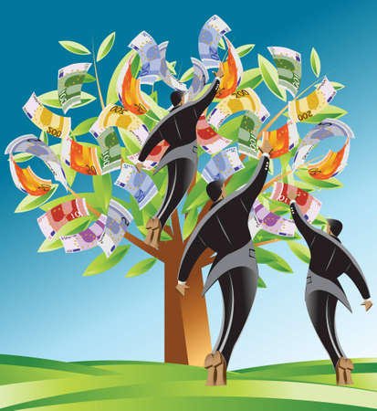 Business and Financial Concept Background . のイラスト素材