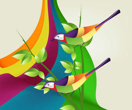 Colorful and stylish abstract background .のイラスト素材