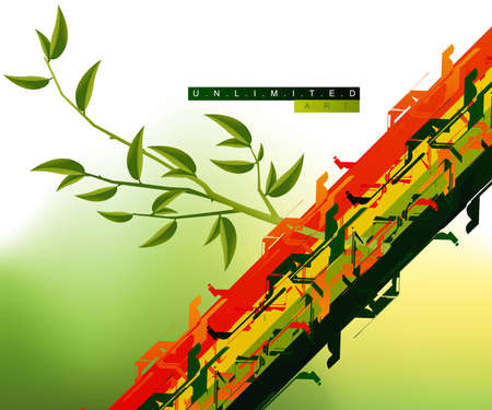 Colorful and stylish abstract background .のイラスト素材