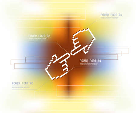 Color and layers can be customized.のイラスト素材