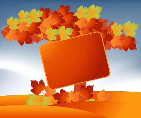 Colorful background of fallen autumn leaves のイラスト素材