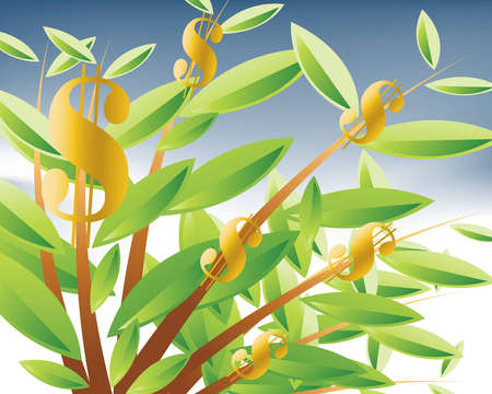 Business and Financial Concept Background . のイラスト素材