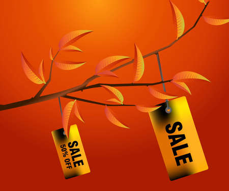 Sales and discount concept Illustrationのイラスト素材