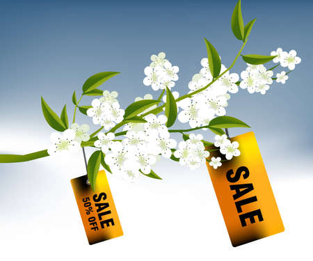 Sales and discount concept Illustrationのイラスト素材