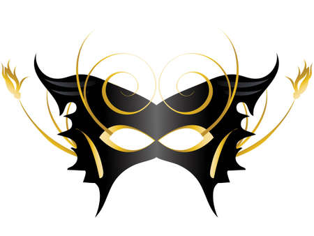 Mardi Gras, Masquerade Party Maskのイラスト素材