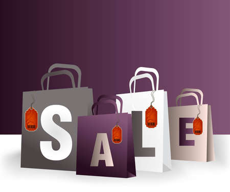 Sales and discount concept Illustrationのイラスト素材