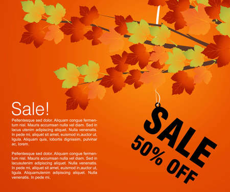 Sales and discount concept Illustrationのイラスト素材