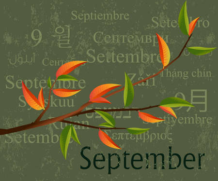 Calendar concept, simple to edit it, all the dates trusted from the PC calendar のイラスト素材