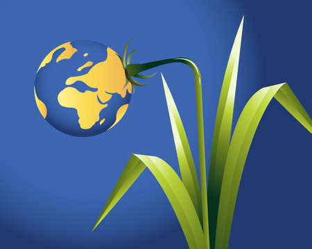 Environmental and Ecology concept  background .のイラスト素材