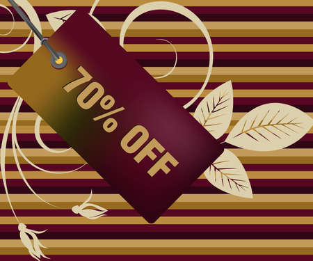 Sales and discount concept Illustrationのイラスト素材