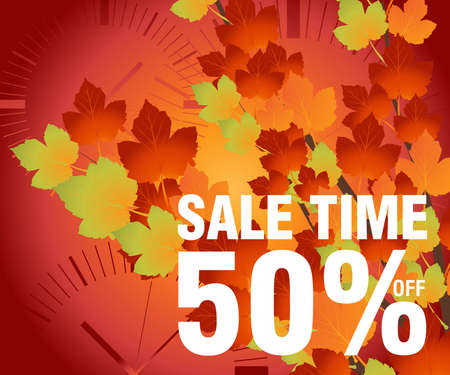 Sales and discount concept Illustrationのイラスト素材