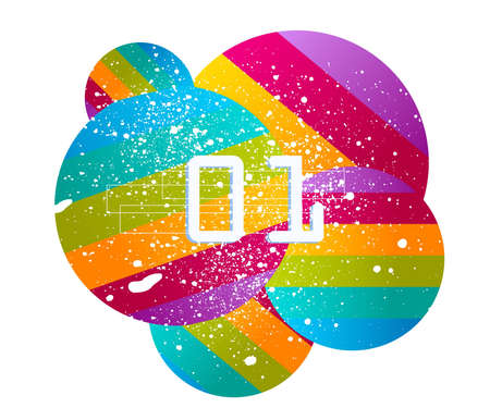 Colorful and stylish abstract background .のイラスト素材