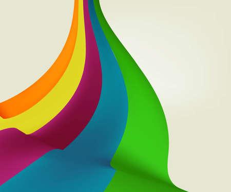 Simple illustration for  rainbow background , full of color .のイラスト素材