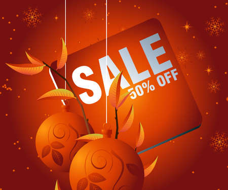 Sales and discount concept Illustrationのイラスト素材