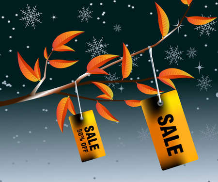 Sales and discount concept Illustrationの写真素材