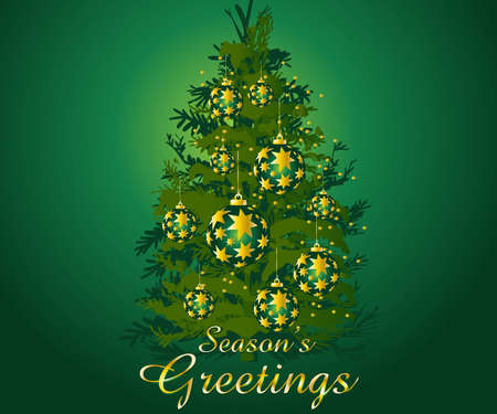 Background for new year and Christmas のイラスト素材