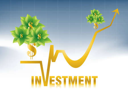 Business and Financial Concept Background . のイラスト素材