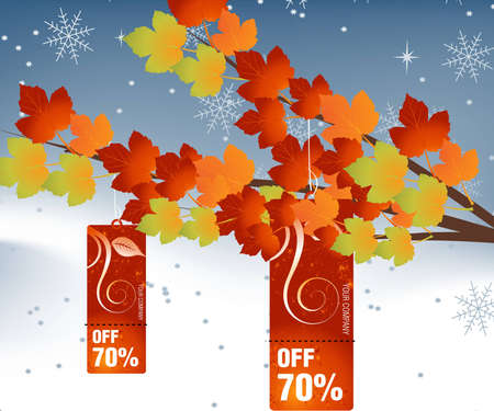 Sales and discount concept Illustrationのイラスト素材