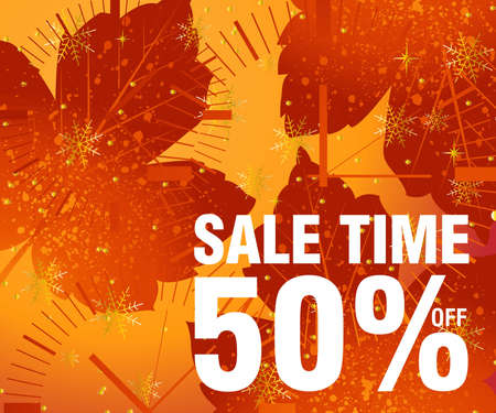 Sales and discount concept Illustrationのイラスト素材