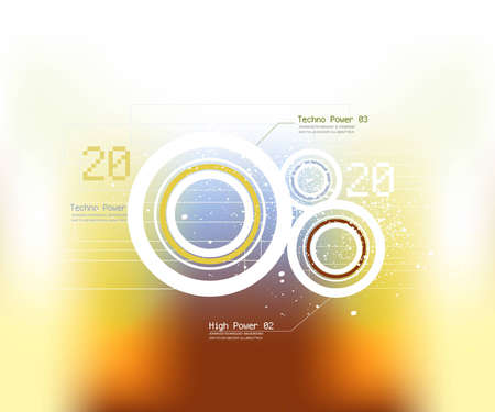  technology Background , Color and layers can be customized.のイラスト素材