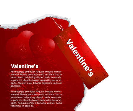 Valentine Illustration, perfect concept for valentine's day easy to use it as greeting card, poster, flyer, Ad. のイラスト素材