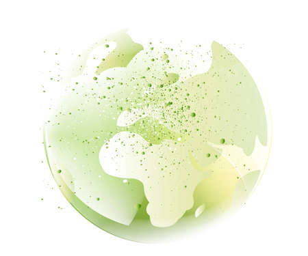 An abstract, generic, light filled Technology background のイラスト素材