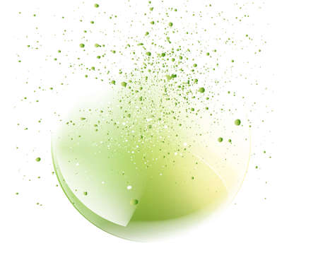 An abstract, generic, light filled Technology background のイラスト素材
