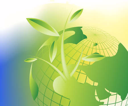 Plant Growth Background, theme of growth  .のイラスト素材