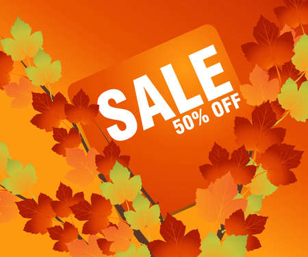 Sales and discount concept Illustrationのイラスト素材