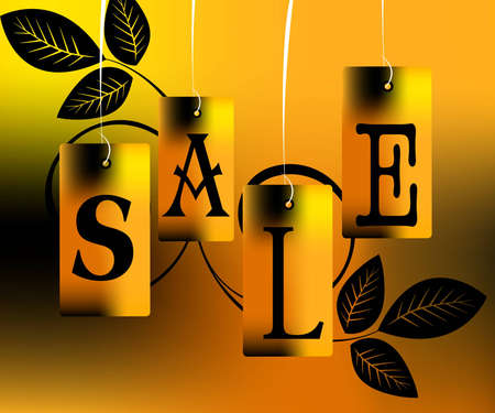 Sales and discount concept Illustrationのイラスト素材