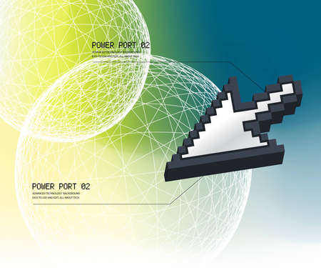 Technology and business background with good space to add your text.のイラスト素材