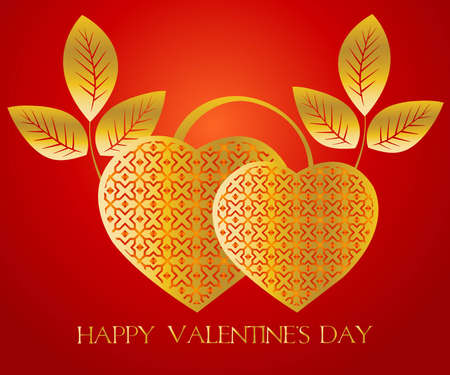 Valentine Illustration, perfect concept for valentine's day easy to use it as greeting card, poster, flyer, Ad. のイラスト素材