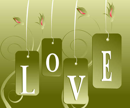 Valentine Illustration, perfect concept for valentine's day easy to use it as greeting card, poster, flyer, Ad. のイラスト素材