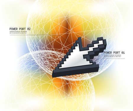 Technology and business background with good space to add your text.のイラスト素材